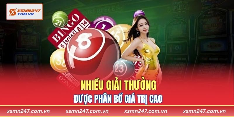 Nhiều giải thưởng được phân bổ giá trị cao