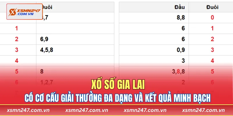 Xổ số Gia Lai có cơ cấu giải thưởng đa dạng và kết quả minh bạch